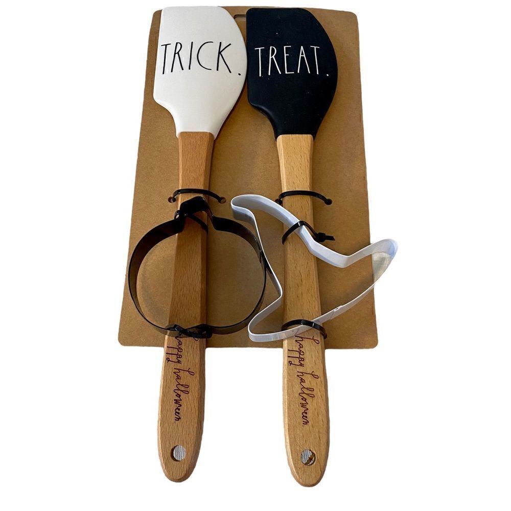 Rae Dunn Halloween Themed Spatulas & Full Sized Cookie Cutters.